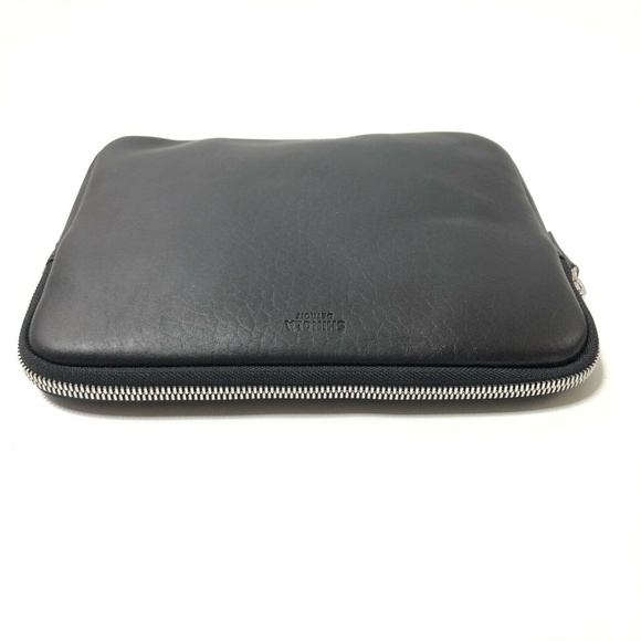Shinola Bags New Shinola 1 Signature Leather Portfolio Black Poshmark